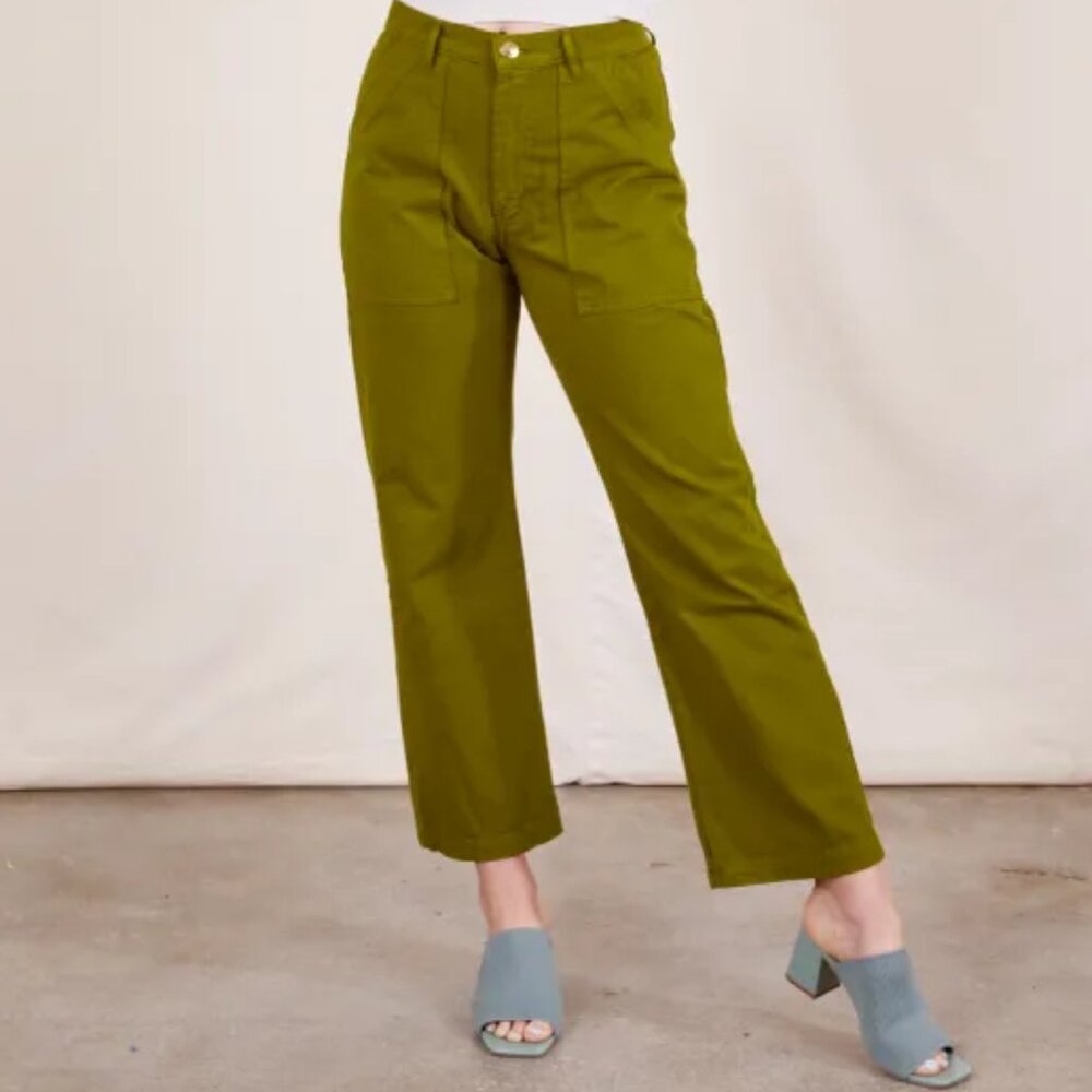 Big Bud Press Work Pants in Olive Green - Size Small, Never Worn